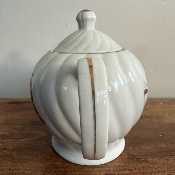 Vintage 1950's Japan moss rose teapot - Picture 5 of 11